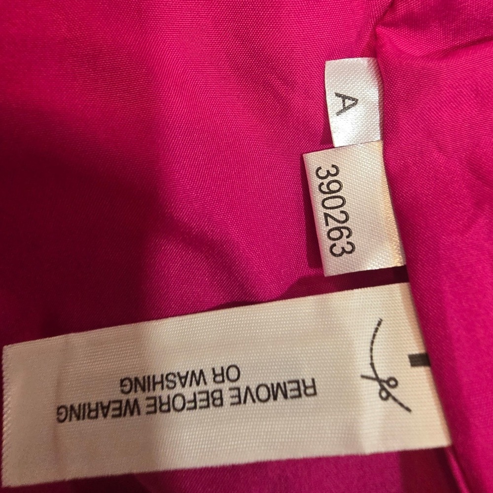 Ann Taylor Magenta Fuchsia Shift Dress Size 14 Office Chic Feminine Classic - Picture 3 of 7